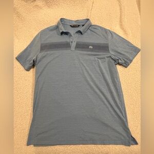 Travis Mathew Light Blue Polo Shirt